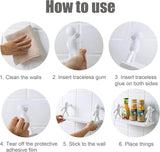 PACK 4 REPISAS MULTIFUNCIONAL