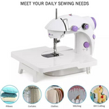MINI MÁQUINA DE COSER CON PEDAL + MESA DE APOYO