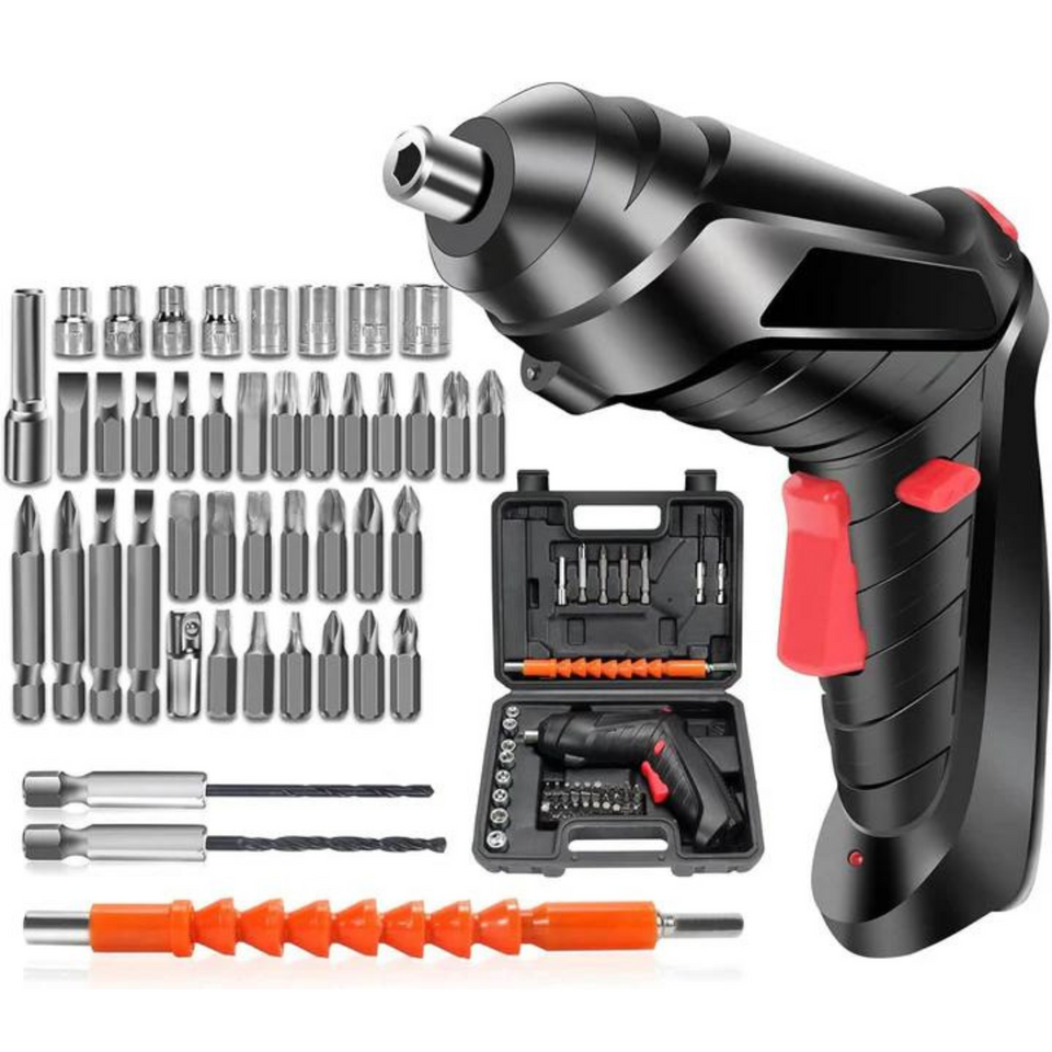 Destornillador Inalámbrico Recargable de 47 piezas | Envio Gratis