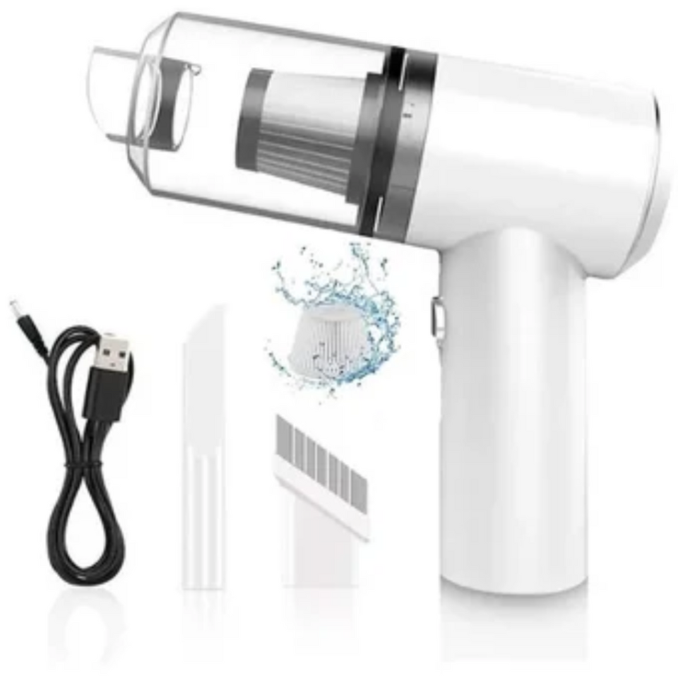 ASPIRADORA INTELIGENTE RECARGABLE USB PARA CARROS Y HOGAR